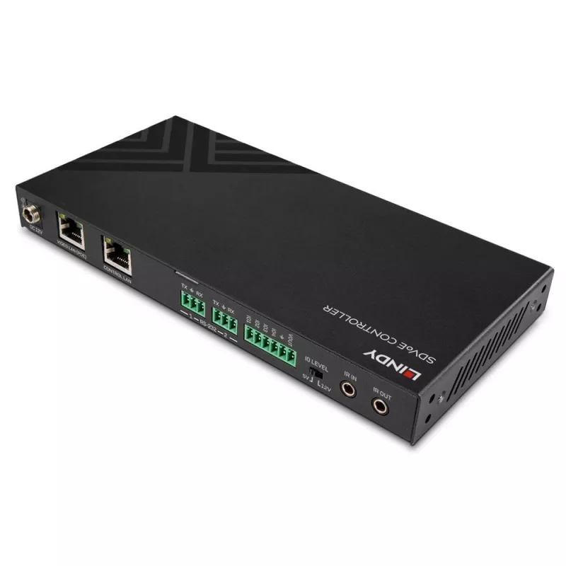 Lindy 38364 SDVoE valdymo įrenginys, 4K60 HDR, HDMI/USB/Audio/IR/RS-232