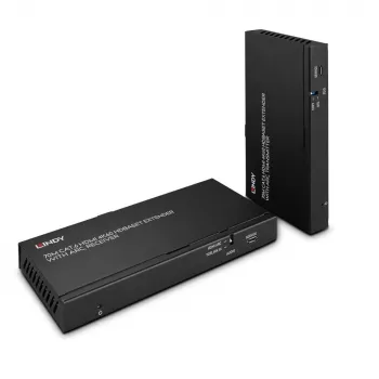 Lindy 70m Cat.6 HDMI 4K60, garsas, IR ir RS-232 HDBaseT ilgintuvas su ARC