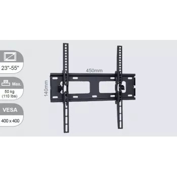 Vivolink VLMW2355T TV laikiklis 139,7 cm (55 colių) Juodas