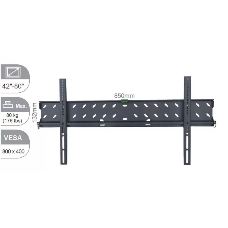 Vivolink VLMW4280 TV laikiklis 2,03 m (80 colių) Juodas