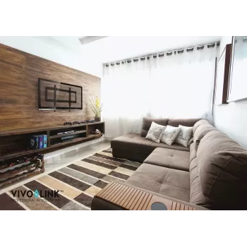 Vivolink VLMW60100 TV stovas / laikiklis 2,54 m (100 colių) Juodas