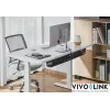Kabelių tvarkyklė Vivolink VLUDCM914 plieninė juoda 914 mm