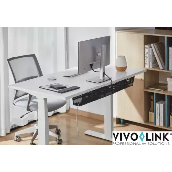 Kabelių tvarkyklė Vivolink VLUDCM914 plieninė juoda 914 mm