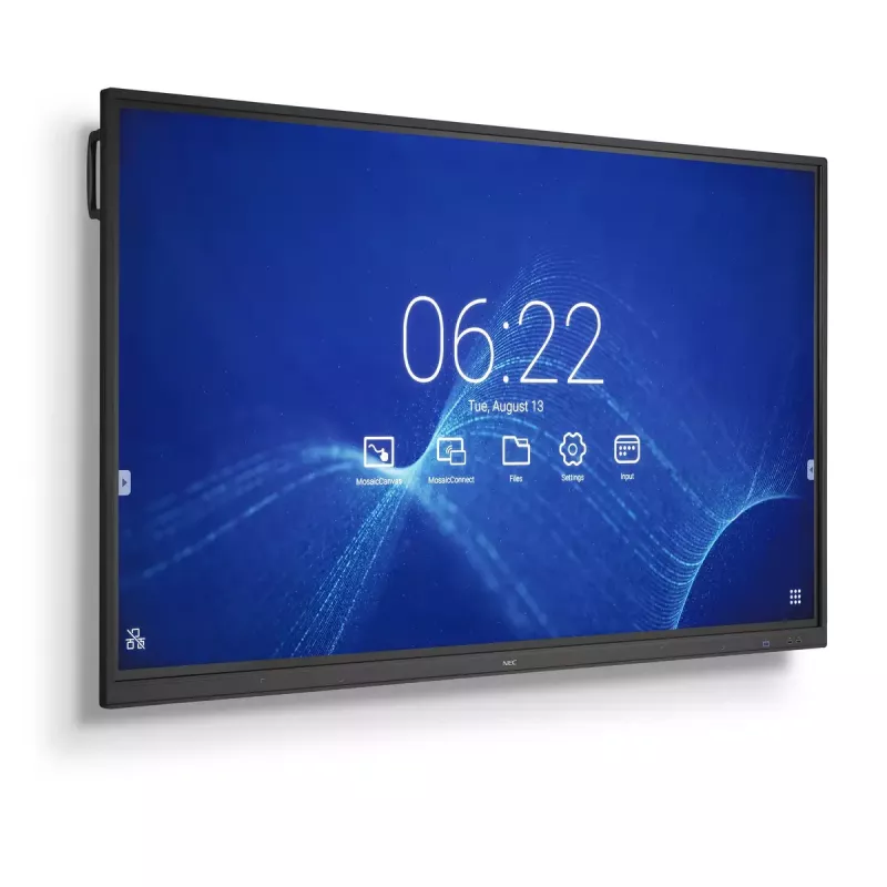 NEC CB751Q interaktyvus plokščiaekranis 190,5 cm (75 colių) LED 350 cd/m² 4K Ultra HD juodas liečiamasis ekranas 12/7