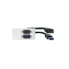 Vivolink WI221295 sieninis lizdas HDMI + USB A baltas 2 moduliai USB 3.2