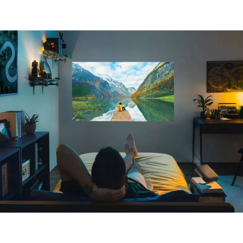 Nešiojamas LED projektorius ViewSonic M1XG, WVGA (854x480), juodas