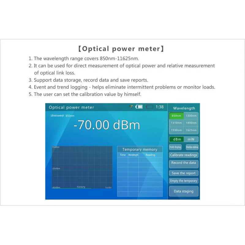 Ernitec 0070-24107-TESTER nešiojamas CCTV monitorius 7 colių 1920x1200 pikselių