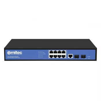 Tinklo jungiklis Ernitec ELECTRA-M08-1GB-150W 8 prievadų 1GB 150W