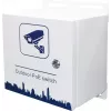 Ernitec ELECTRA-M10-OUTDOOR-200 valdomas L2 PoE tinklo jungiklis, 8× PoE + 2× SFP, IP66, pilka