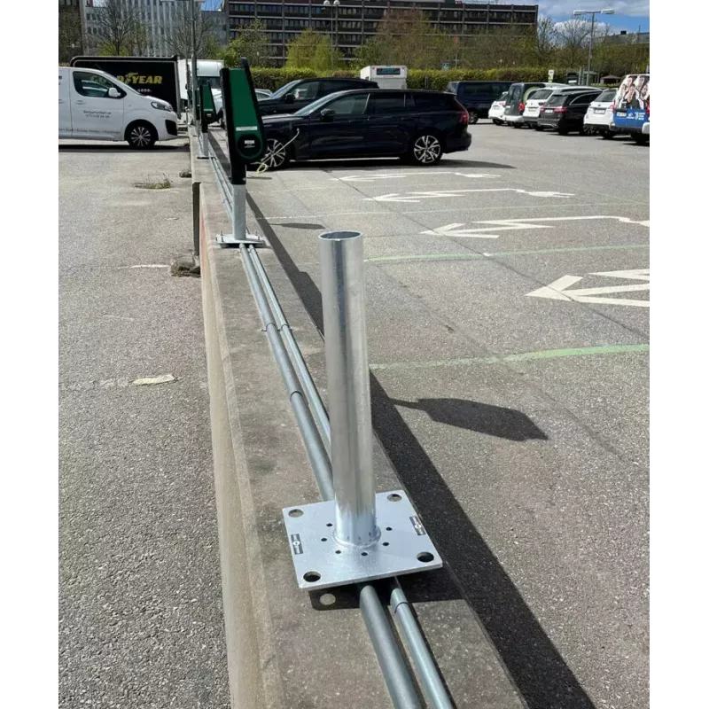 Įžeminimo montavimo rinkinys Next Green 2700069 juodas plienas plastikas 200x200x450mm