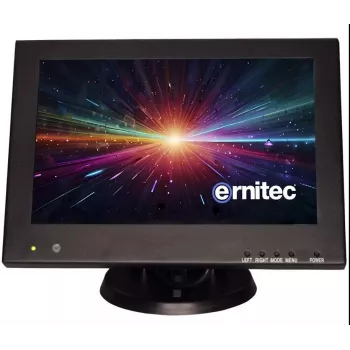 Ernitec 0070-24108-M monitor kompiuterinis 20,3 cm (8 colių) 800 x 600 pikselių SVGA LED juodas