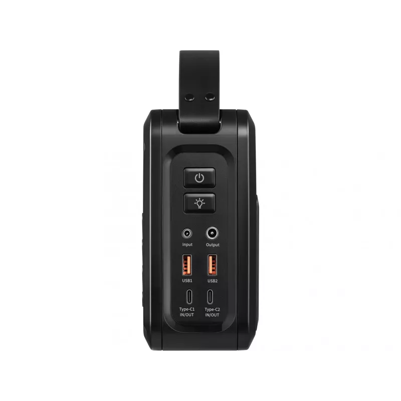 Nešiojama DC galios stotelė SANDBERG Sandberg DC Power Station 72000 – LMFP 72 000 mAh, DC ir USB-C įėjimas, juoda
