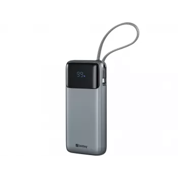 Powerbank Sandberg All-in1 20000 PD 67W – 20000 mAh LiPo, 1×USB-A, 1×USB-C, 15W išvestis, juoda/pilka