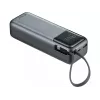 Nešiojamas powerbank SANDBERG All-in1 Powerbank 20000 PD 130W – 20000 mAh, LiPo, USB-A 1x, USB-C 1x, 130 W, juoda/pilka