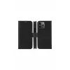 Dėklas-piniginė dbramante1928 Lynge iPhone 13 Pro Max juoda 3 kortelių kišenės