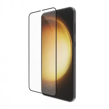 dbramante1928 Eco-Shield Galaxy S23+ juodas kraštas, matinė apsauginė plėvelė nuo dulkių ir įbrėžimų