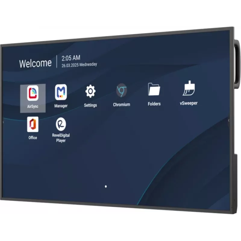 Profesionalus komercinis ekranas VIEWSONIC 43 colių (109,2 cm) 4K UHD LCD, 500 cd/m², Android 14, 24/7, Wi‑Fi