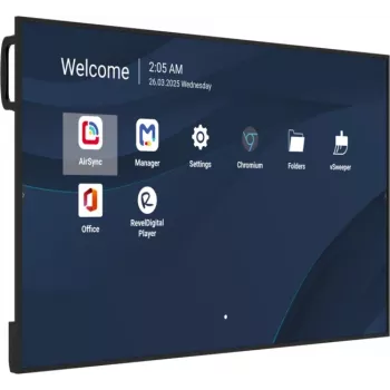 Profesionalus 55 colių ViewSonic 4K komercinis ekranas (3840x2160, 500 cd/m², Android 14, 24/7)