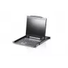 ATEN CL3000N stovo konsolė su 48,3 cm (19 colių) ekranu, 1280 x 1024 pikseliai, aliuminis, juoda, 1U