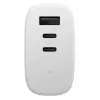 Greitasis GaN įkroviklis Native Union Fast GaN Charger PD 67W Baltas Intl 2C1A USB-C 2 prievadai 67W AC 100–240V apsauga nuo viršsrovių, viršįtampio ir perkaitimo