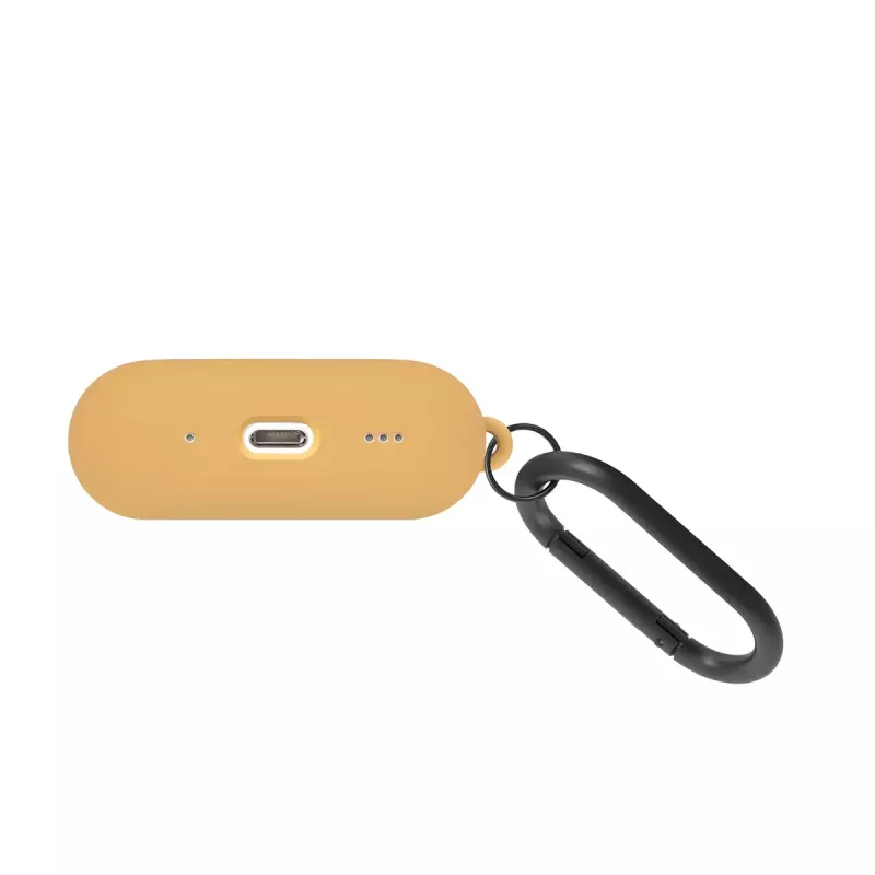 Native Union Roam dėkliukas AirPods Pro 2, aliuminis, polikarbonatas, silikonas, plienas, 16 g, geltonas