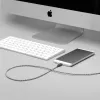 USB A į USB-C laidas Native Union Belt Cable XL 3 m Juoda Balta