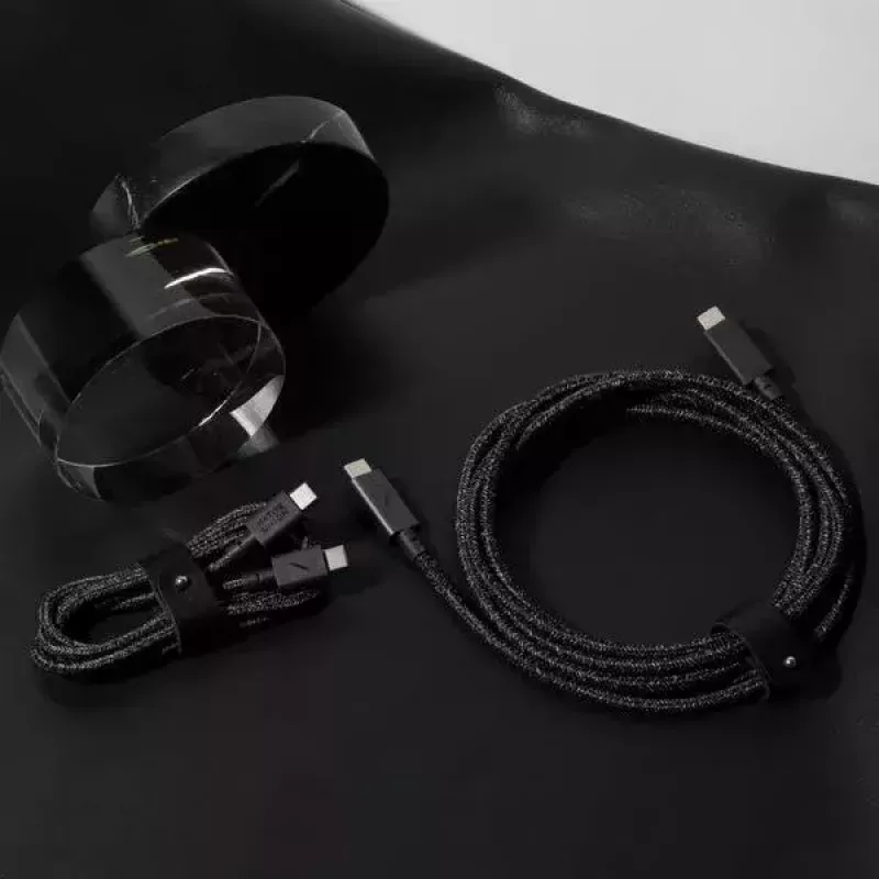 USB-C laidas Native Union BELT-C-ZEB-2-NP 1,2 m USB-C į USB-C juodas/baltas