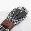 USB-C laidas Native Union BELT-C-ZEB-2-NP 1,2 m USB-C į USB-C juodas/baltas