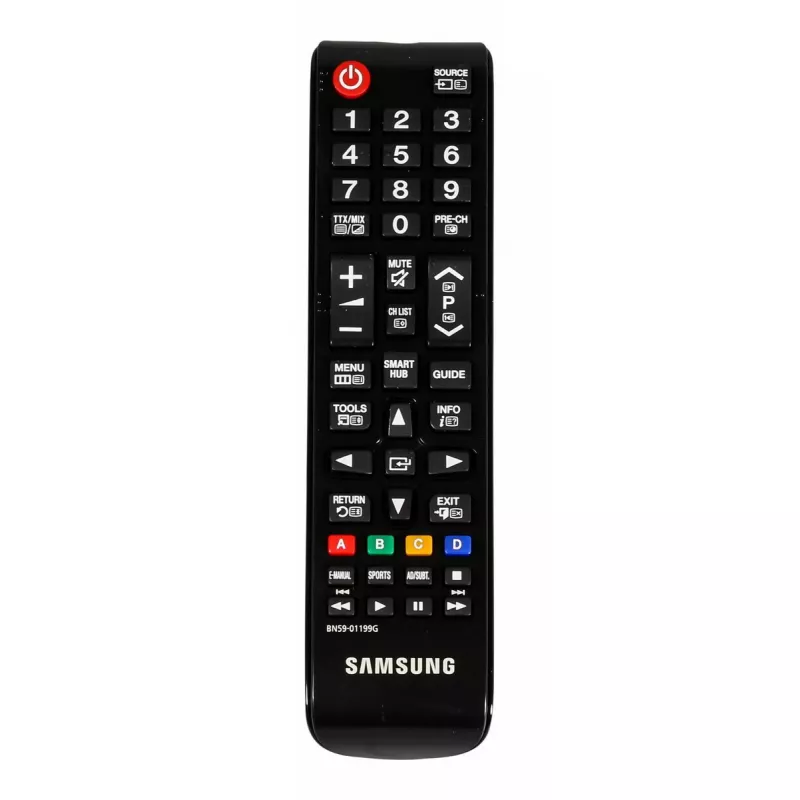 Pultelis Samsung TM1240A Juodas BN59-01199G – atsarginis televizoriaus pultelis, infraraudonųjų spindulių veikimas