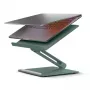 Stovas nešiojamam kompiuteriui ir planšetei native union HOME-STAND-GRN, aliuminis ir silikonas, žalias, maks. aukštis 60 cm, plotis 220 mm, gylis 60 mm, aukštis 259 mm