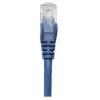 Intellinet tinklo kabelis Cat5e, 0,5 m, mėlynas, CCA, U/UTP, PVC, RJ45, auksuoti kontaktai, apsaugotas nuo užkliuvimo, su gaubteliu, garantija visam gyvenimui
