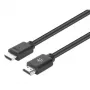 Manhattan HDMI 4K@60Hz laidas su Ethernet, 7,5 m, tinka visiems 4K ir 1080p/HD įrenginiams – vyriškas į vyrišką, juodas, Ultra HD 4k x 2k, viso gyvenimo garantija, Premium High Speed