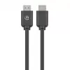Manhattan HDMI 4K@60Hz laidas su Ethernet, 7,5 m, tinka visiems 4K ir 1080p/HD įrenginiams – vyriškas į vyrišką, juodas, Ultra HD 4k x 2k, viso gyvenimo garantija, Premium High Speed