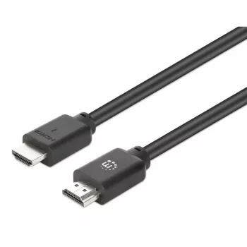 Manhattan 356640 High Speed HDMI 2.0 laidas su Ethernet, 1,5 m, kištukas–kištukas, 4K 60 Hz (3840 x 2160), 18 Gbit/s, juodas