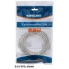 Intellinet tinklo jungiamasis kabelis Cat6, 1,5 m, pilkas, CCA, U/UTP, PVC, RJ45, paauksuoti kontaktai, apsauga nuo užkabinimo, batai, viso gyvenimo garantija