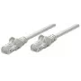 Intellinet tinklo jungiamasis kabelis Cat6, 1,5 m, pilkas, CCA, U/UTP, PVC, RJ45, paauksuoti kontaktai, apsauga nuo užkabinimo, batai, viso gyvenimo garantija