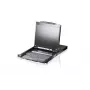 ATEN CL5800N stelažinė konsolė 48,3 cm (19 colių) 1280 x 1024 pikseliai Metalinė Juoda 1U