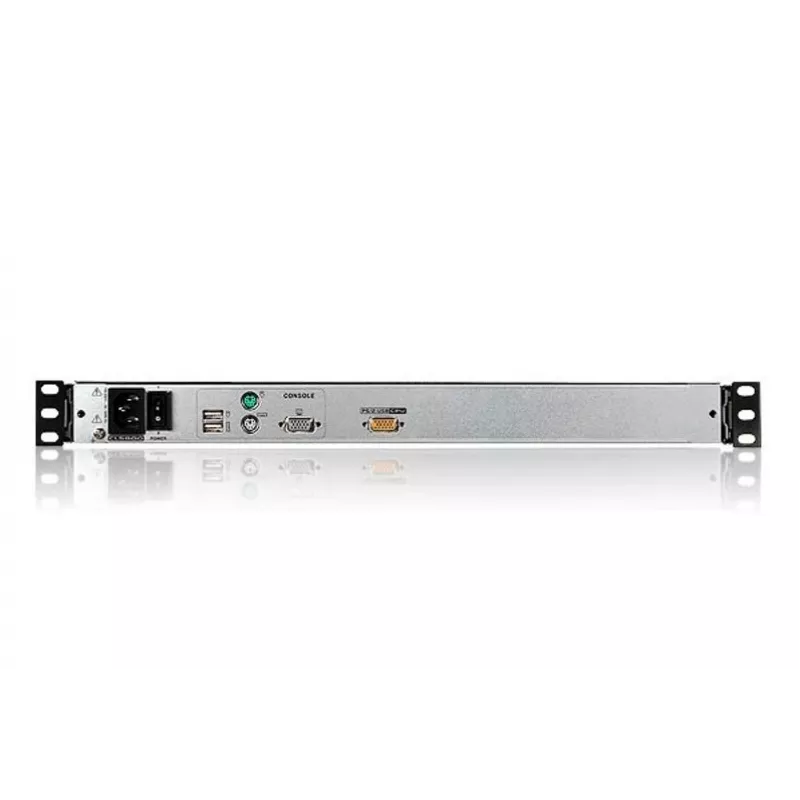 ATEN CL5800N stelažinė konsolė 48,3 cm (19 colių) 1280 x 1024 pikseliai Metalinė Juoda 1U