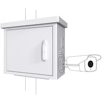 Stovo spintelė Lanview RCCTV002 0U, IP66, 600×300×550 mm, 40 kg, balta