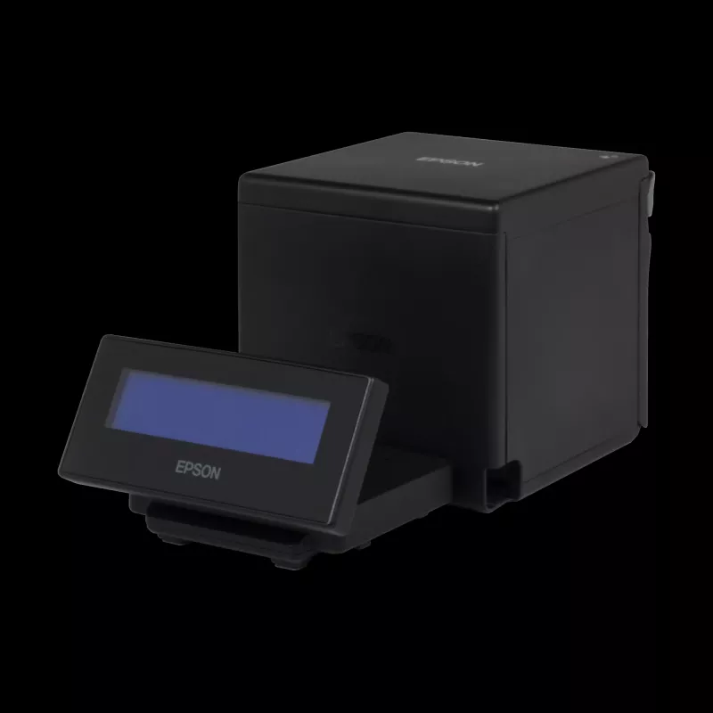Epson DM-D30 40 skaitmenų USB 2.0 juodas klientų ekranas