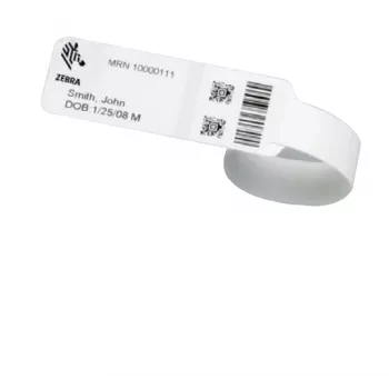 Zebra 10031289K apyrankė naujagimiams balta ligoninės apyrankė