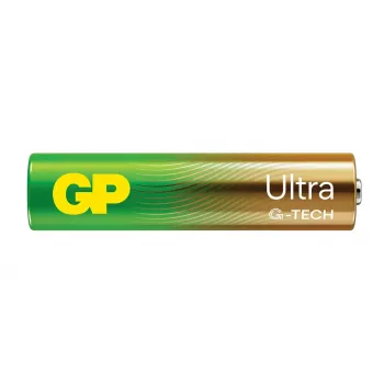 Vienkartinė šarminė baterija GP GP24AU AAA 44,5 mm aukščio, 11,5 g, tarnavimo laikas 10 metų, sertifikuota IEC 60086-2:2021