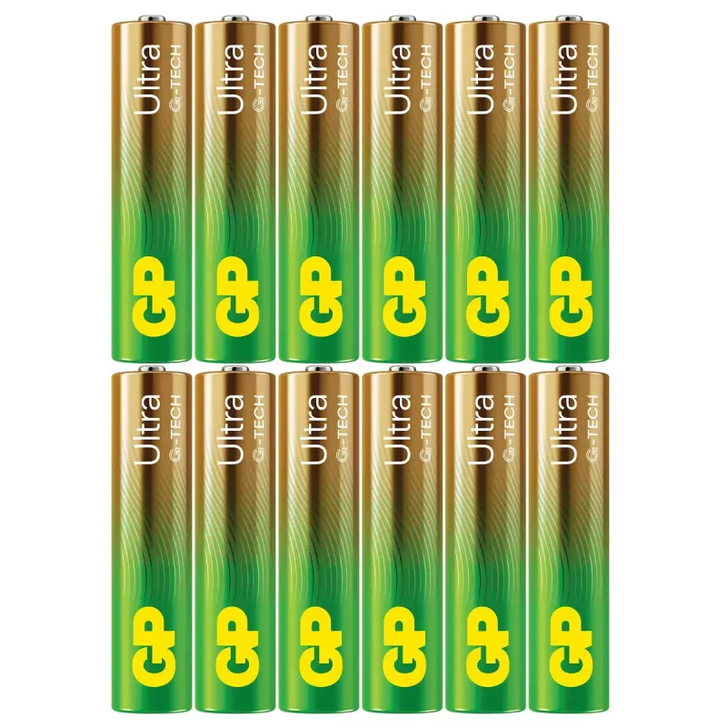 Vienkartinė šarminė baterija GP GP24AU AAA 44,5 mm aukščio, 11,5 g, tarnavimo laikas 10 metų, sertifikuota IEC 60086-2:2021
