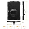 Korpusas eSTUFF AUSTIN Defender Case, skirtas Microsoft Surface Pro 7+/7/6/5/4, juodas