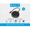 Sandberg USB 3.2 Cloner Dock, skirta NVMe M.2 SSD, juoda, 20 Gbit/s