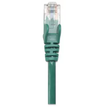 Intellinet tinklo jungiamasis laidas Cat6, 0,5 m, žalias, CCA, U/UTP, PVC, RJ45, paauksuoti kontaktai, be užkabinimo, su apsauginiu gaubtu, garantija visam gyvenimui