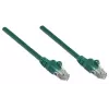 Intellinet tinklo jungiamasis laidas Cat6, 0,5 m, žalias, CCA, U/UTP, PVC, RJ45, paauksuoti kontaktai, be užkabinimo, su apsauginiu gaubtu, garantija visam gyvenimui