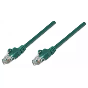 Intellinet tinklo jungiamasis laidas Cat6, 0,5 m, žalias, CCA, U/UTP, PVC, RJ45, paauksuoti kontaktai, be užkabinimo, su apsauginiu gaubtu, garantija visam gyvenimui