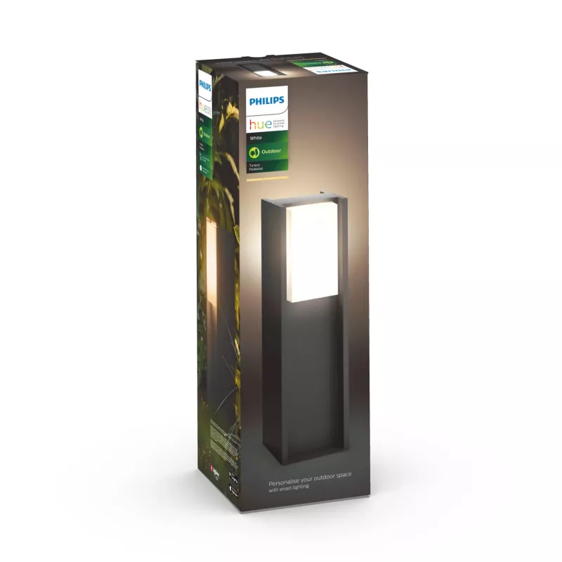 Philips Hue White Turaco lauko pjedestalinis šviestuvas