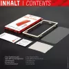 Displex apsauginis stiklas (10H) Apple iPhone 12/12 Pro, Eco montavimo rėmelis, grūdintas stiklas, atsparus įbrėžimams, draugiškas dėklams